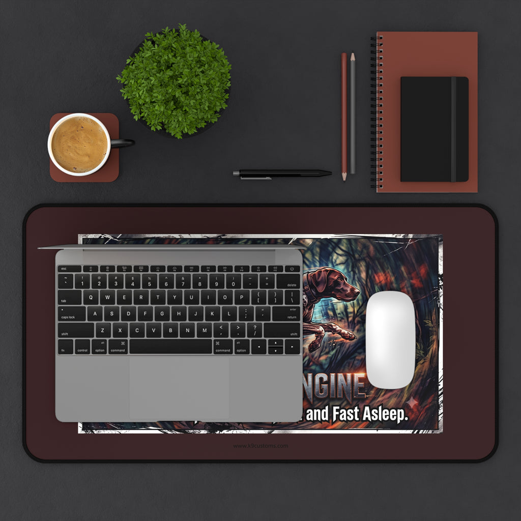 GSP Chaos Engine Desk Mat — "I have two speeds: Full Sprint and Fast Asleep"