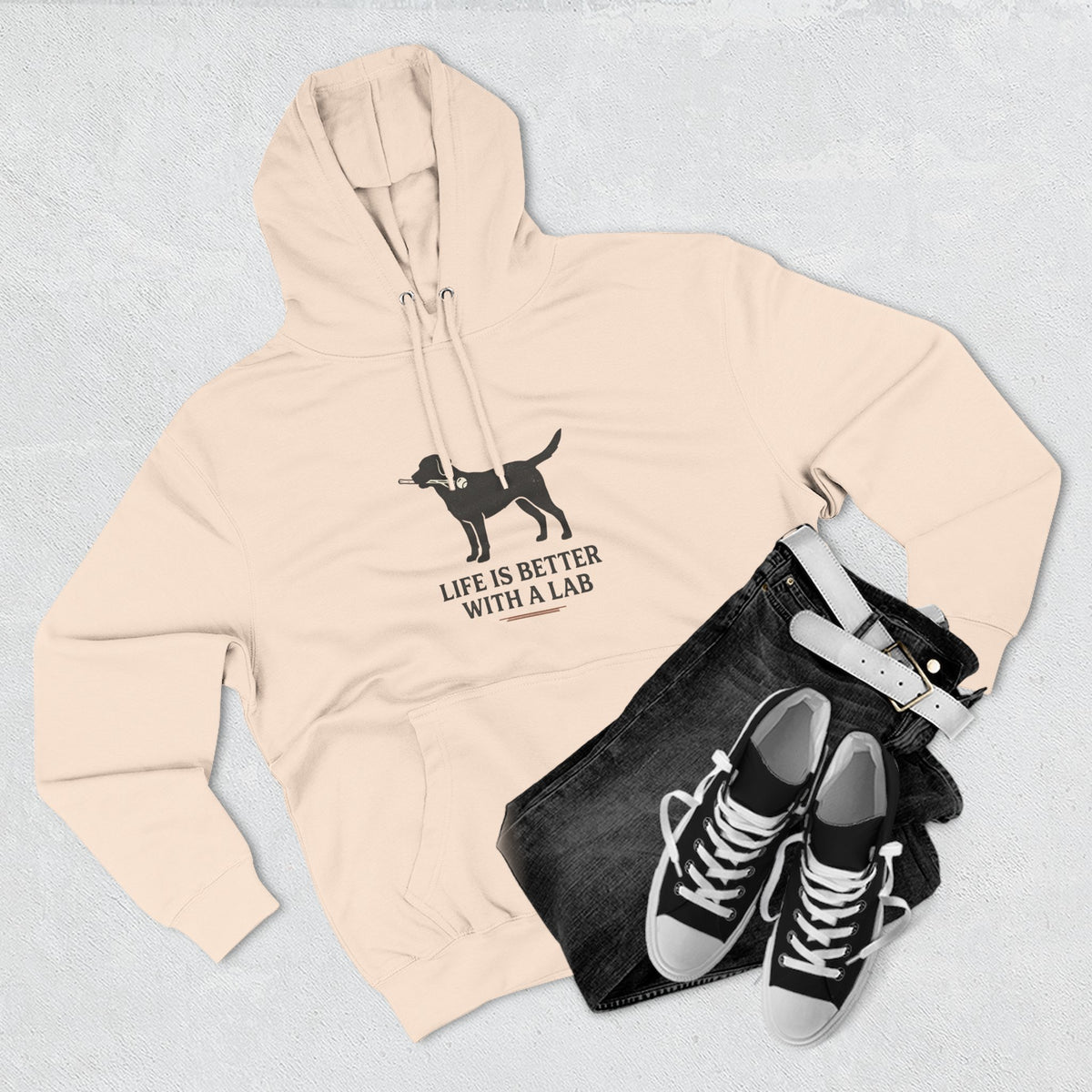 Life Is Better With A Lab Hoodie — Labrador Retriever Dog Lover Pullover