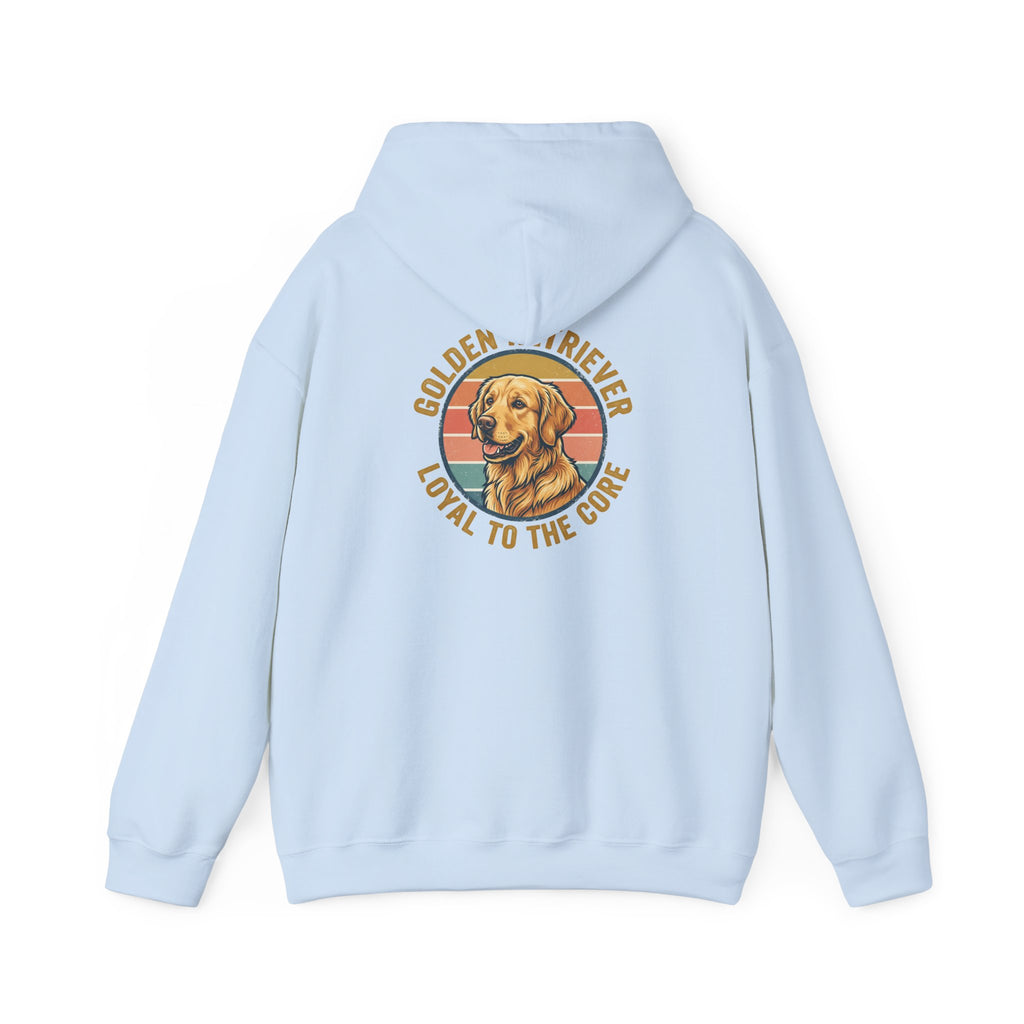 Golden Retriever Hoodie — "Loyal to the Core" Dog Lover Pullover