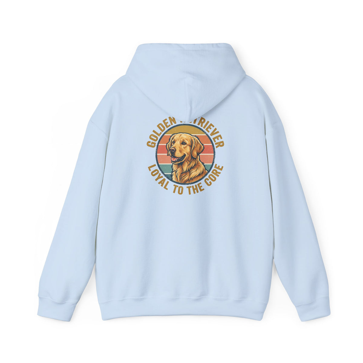 Golden Retriever Hoodie — "Loyal to the Core" Dog Lover Pullover