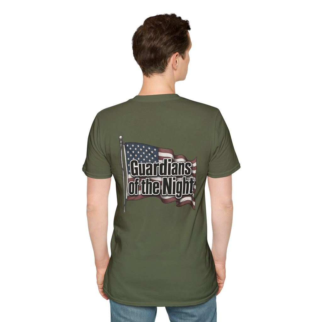 Guardians of the Night T-Shirt — Minimal Chest Text Tee
