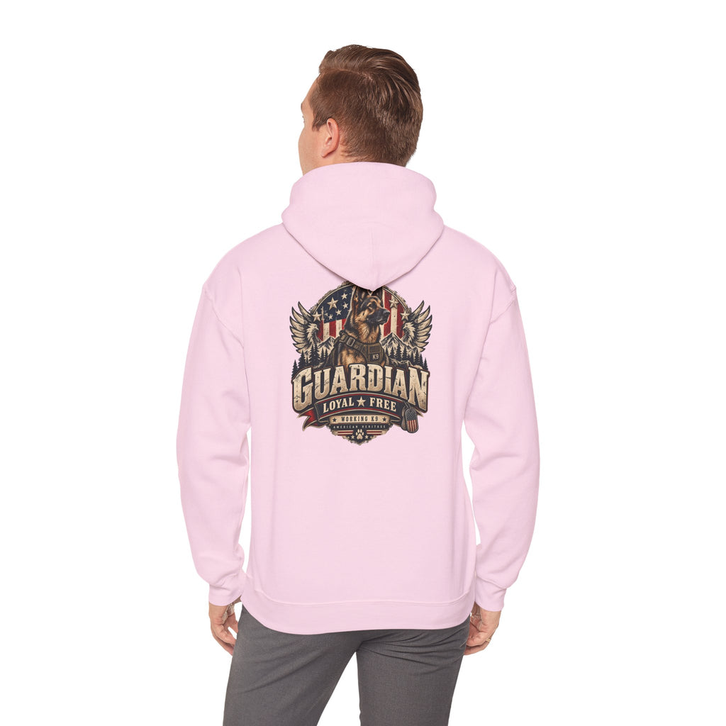 Guardian Loyal & Free Hoodie - Patriotic American Flag Eagle Design