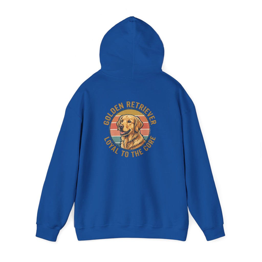 Golden Retriever Hoodie — "Loyal to the Core" Dog Lover Pullover