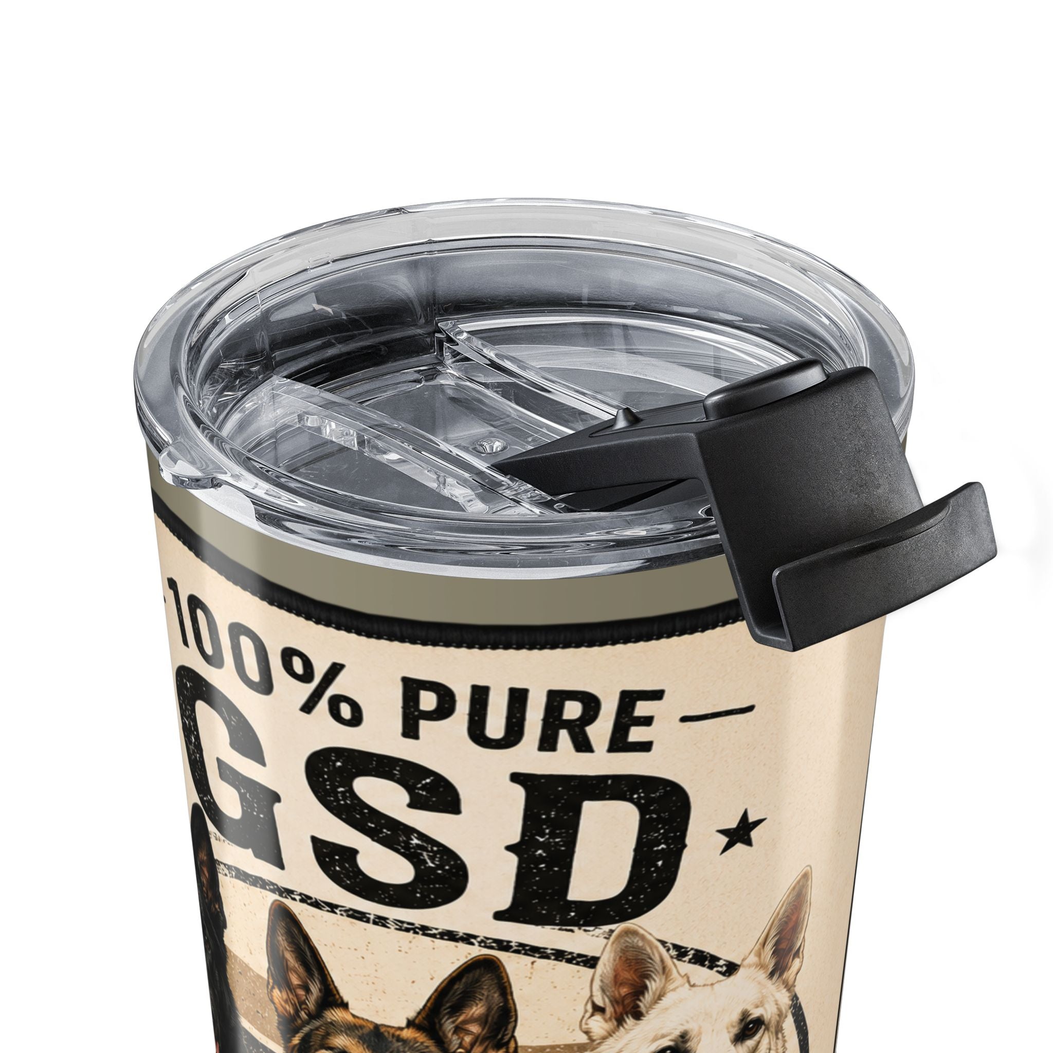 20oz GSD — 'Pure Breed' Travel Coffee Cup