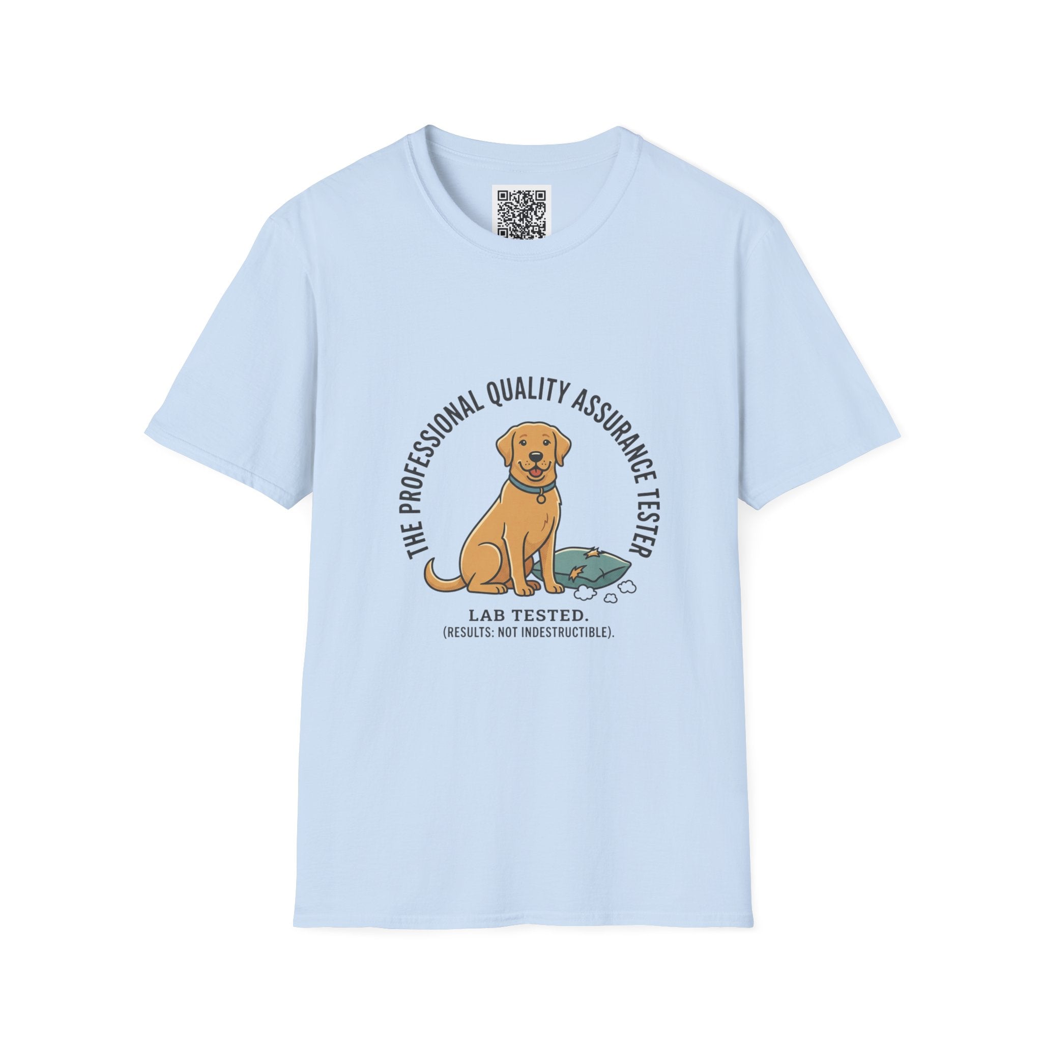 Lab Tested Quality Assurance Dog Graphic Tee