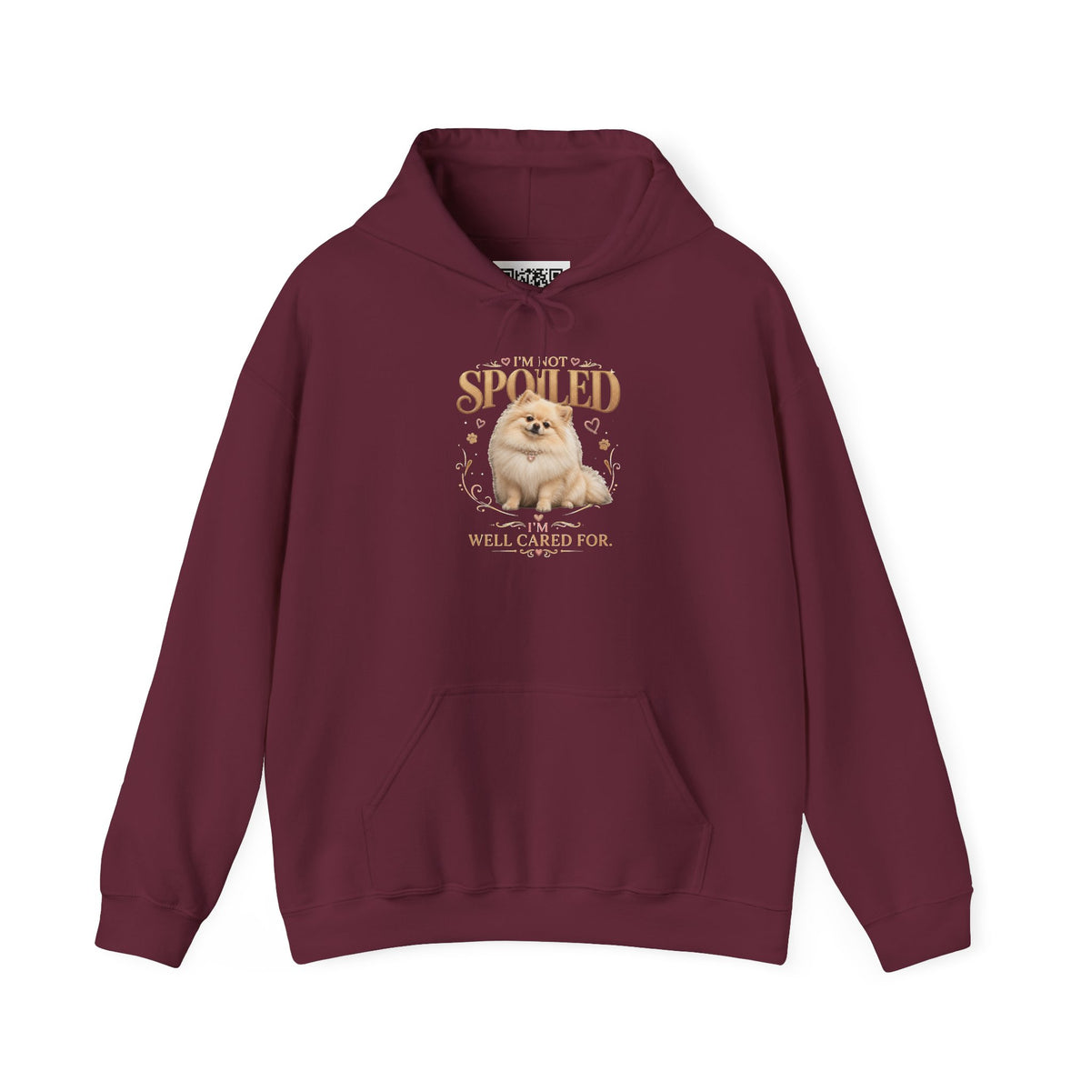 Pomeranian “Spoiled & Well Cared For” Hoodie