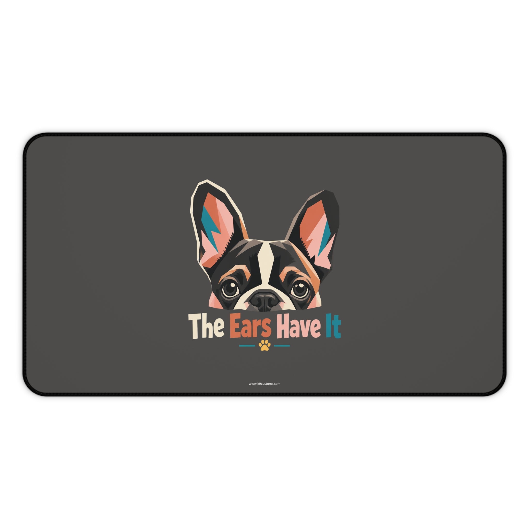 French Bulldog Desk Mat — "The Ears Have It" Mouse Pad