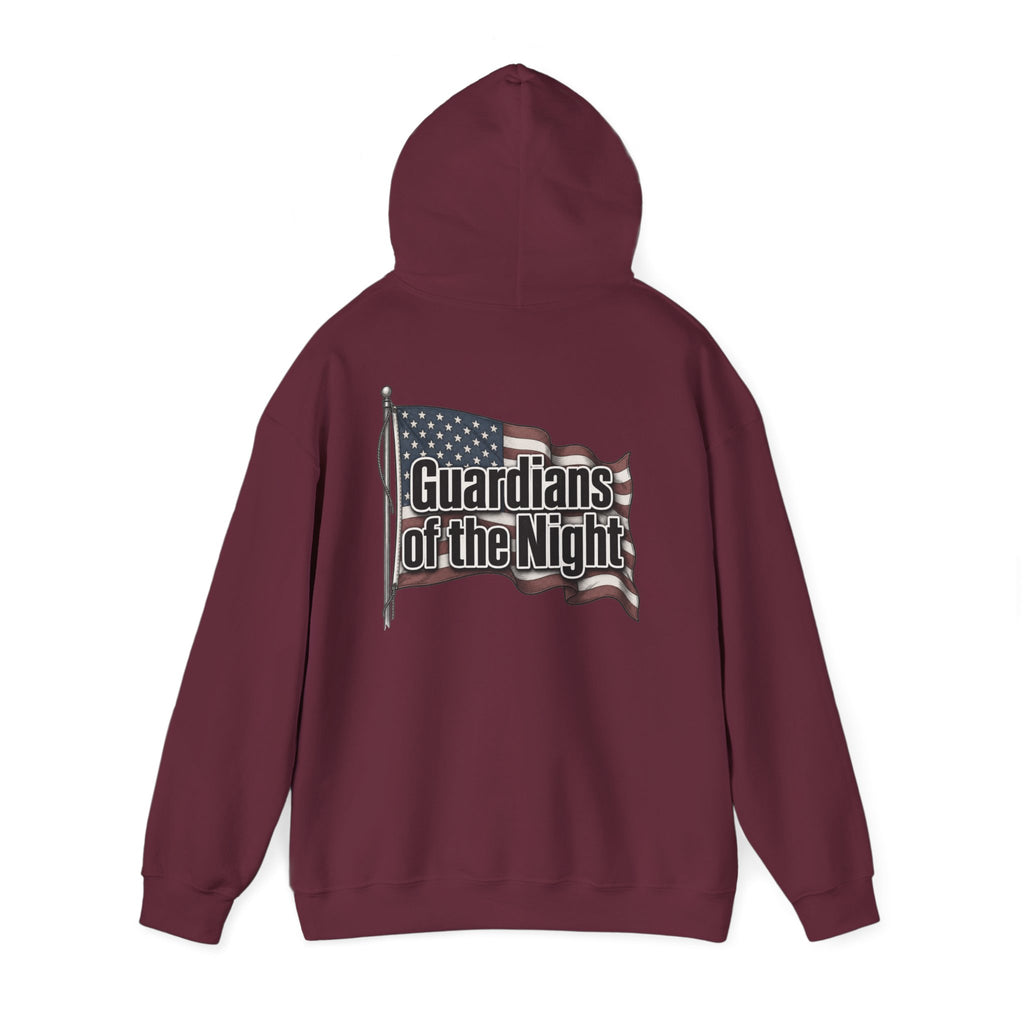 Guardians of the Night Hoodie – Patriotic American Flag Sweatshirt