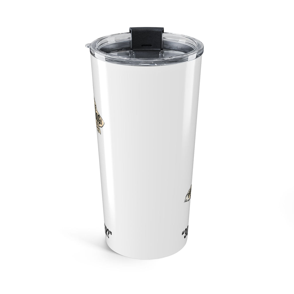 20oz German Shepherd Tumbler – "I Can Run 30MPH...What's your superpower" Dog Lover Travel Cup