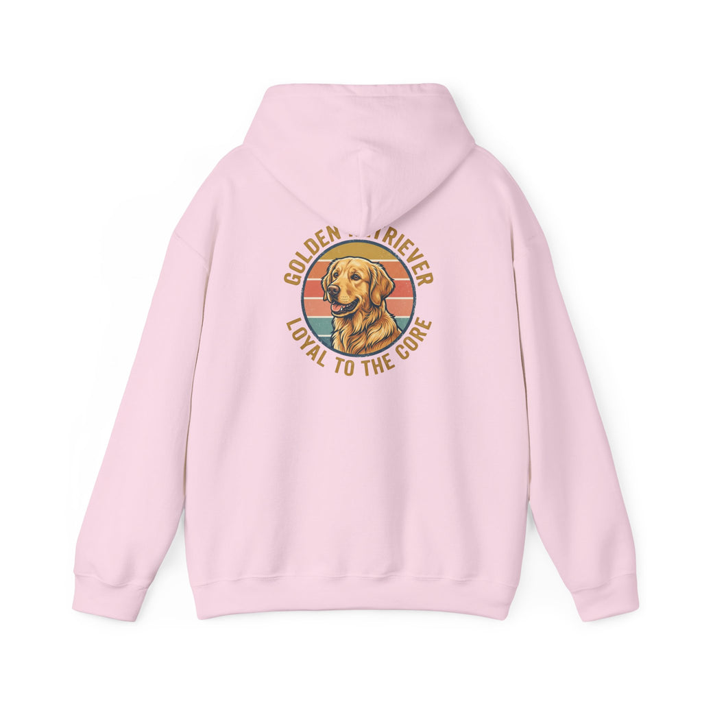 Golden Retriever Hoodie — "Loyal to the Core" Dog Lover Pullover
