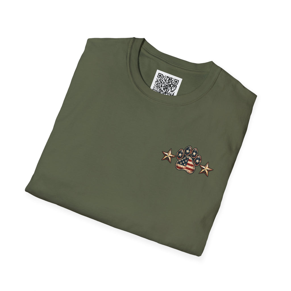 Guardian German Shepherd T-Shirt — Loyal & Free Patriotic K9 Tee