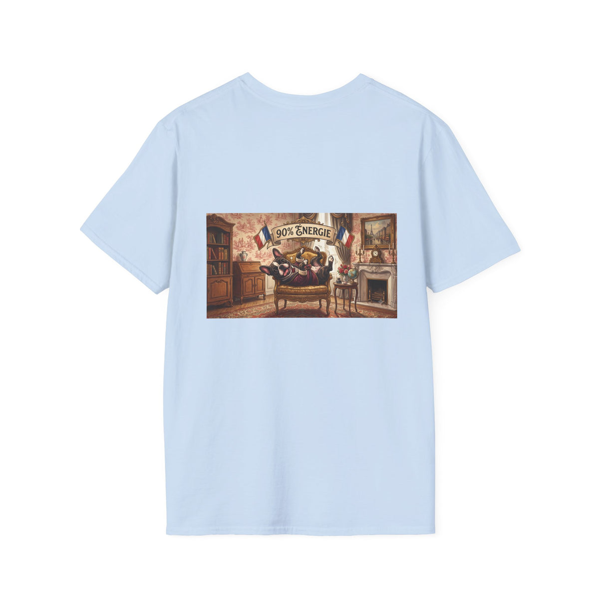 French Bulldog 90% Energy T-Shirt Graphic Tee