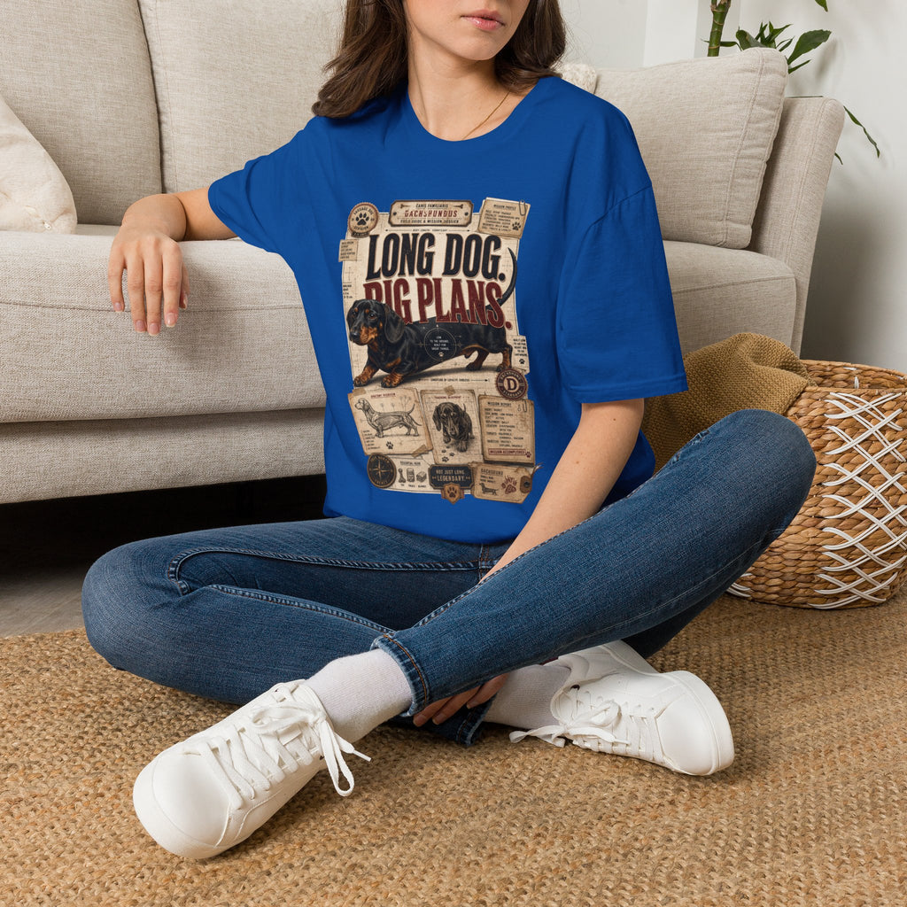 Long Dog, Big Plans Dachshund T-Shirt