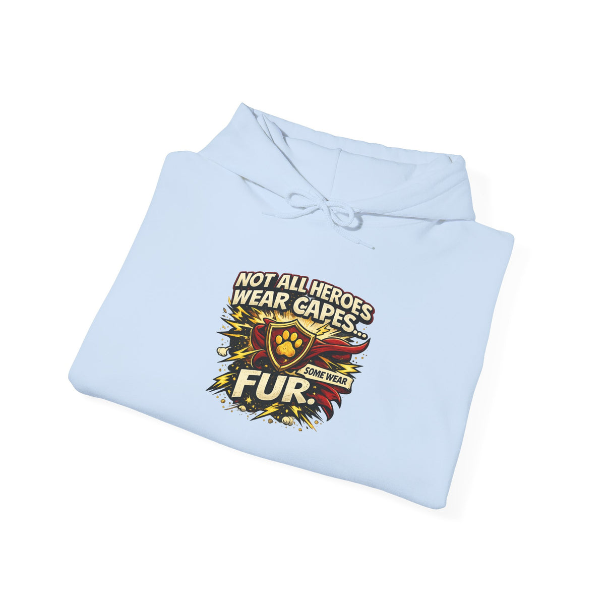German Shepherd Protector Hoodie — "Not All Heroes Wear Capes" Dog Lover Pullover