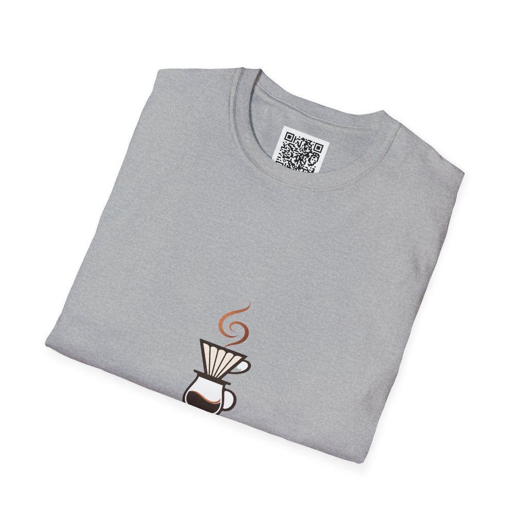 Pomeranian Pom Pom Coffee Pomeranian T-Shirt — “Fueled by Coffee and Pom Pom Energy”