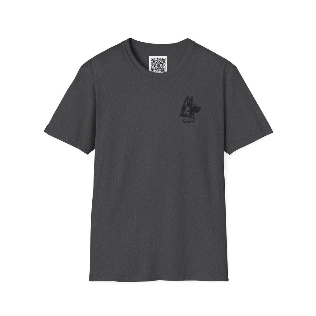 German Shepherd "I can run 30 MPH...What's your super power?" T‑Shirt