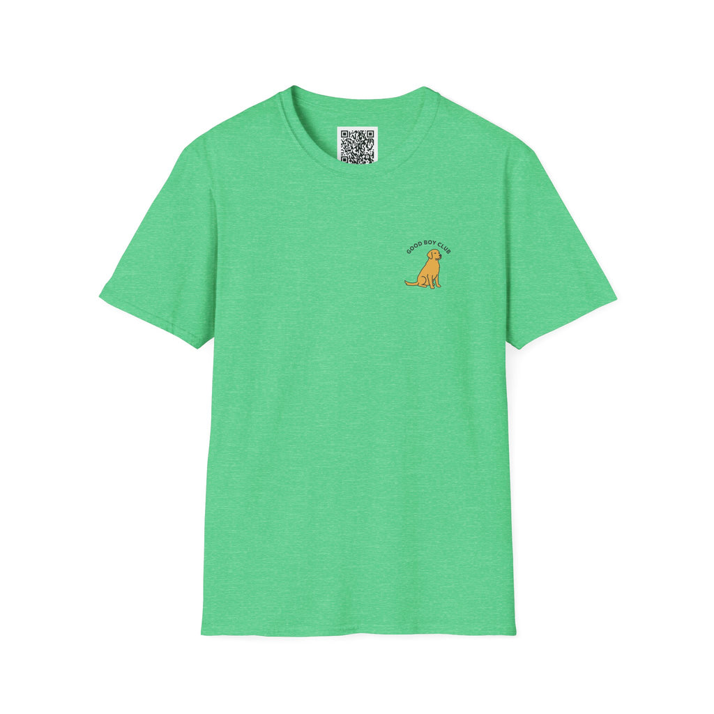 Golden Retriever Good Boy Club Print T-Shirt