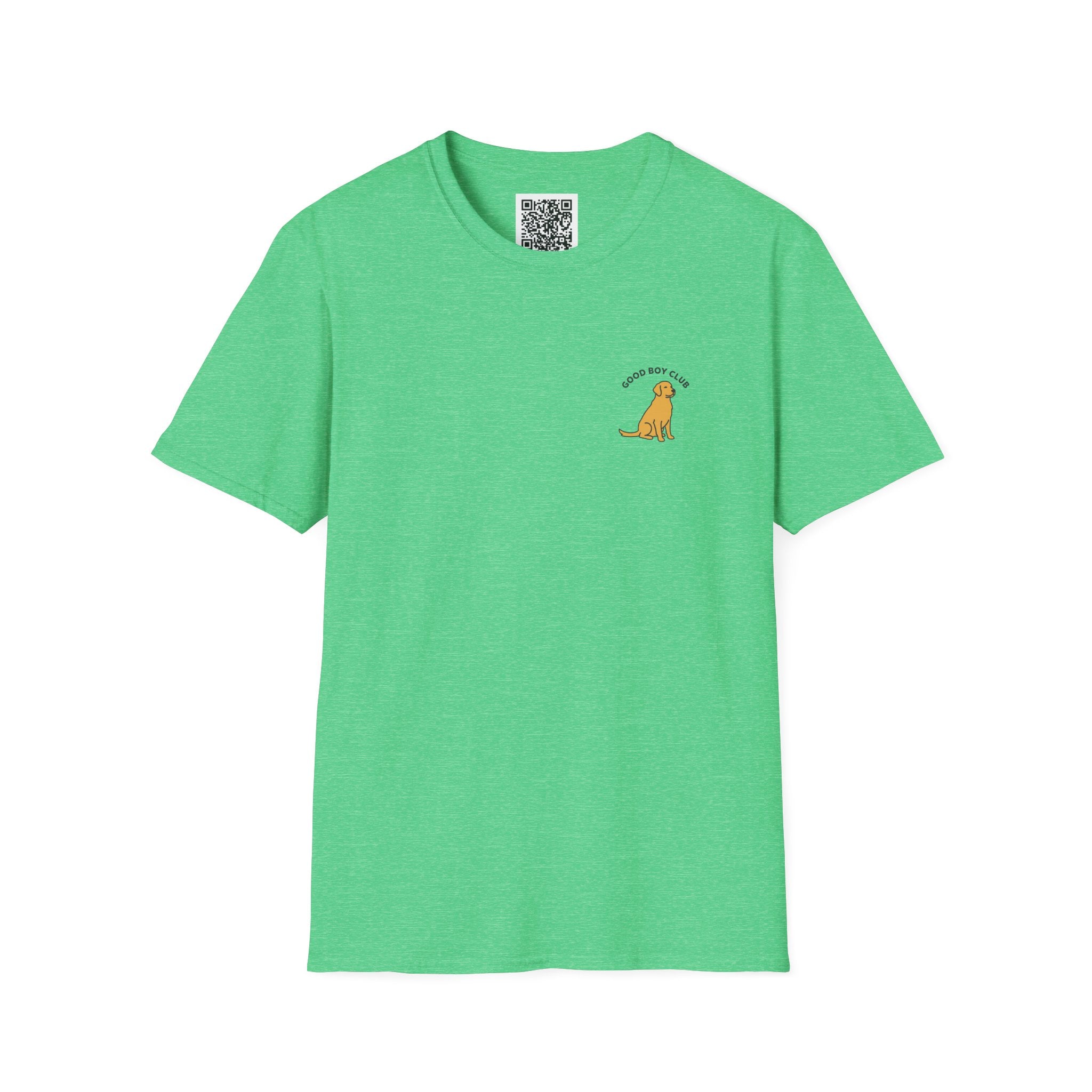 Golden Retriever Good Boy Club Print T-Shirt