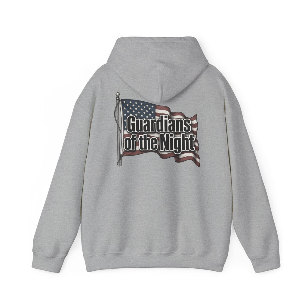 Guardians of the Night Hoodie – Patriotic American Flag Sweatshirt