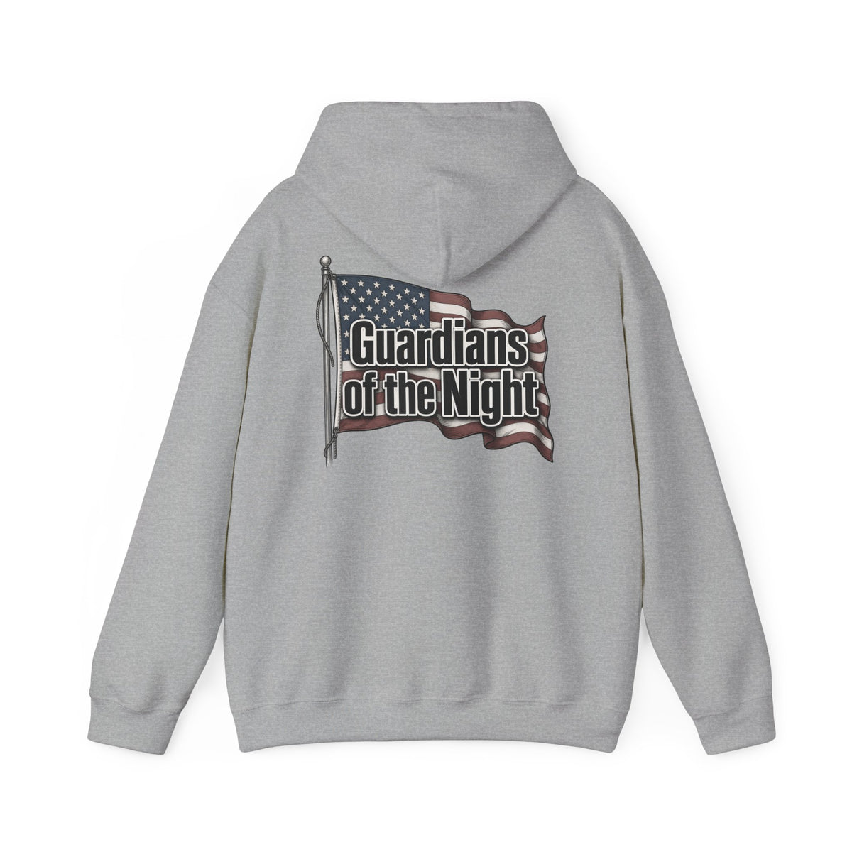 Guardians of the Night Hoodie – Patriotic American Flag Sweatshirt