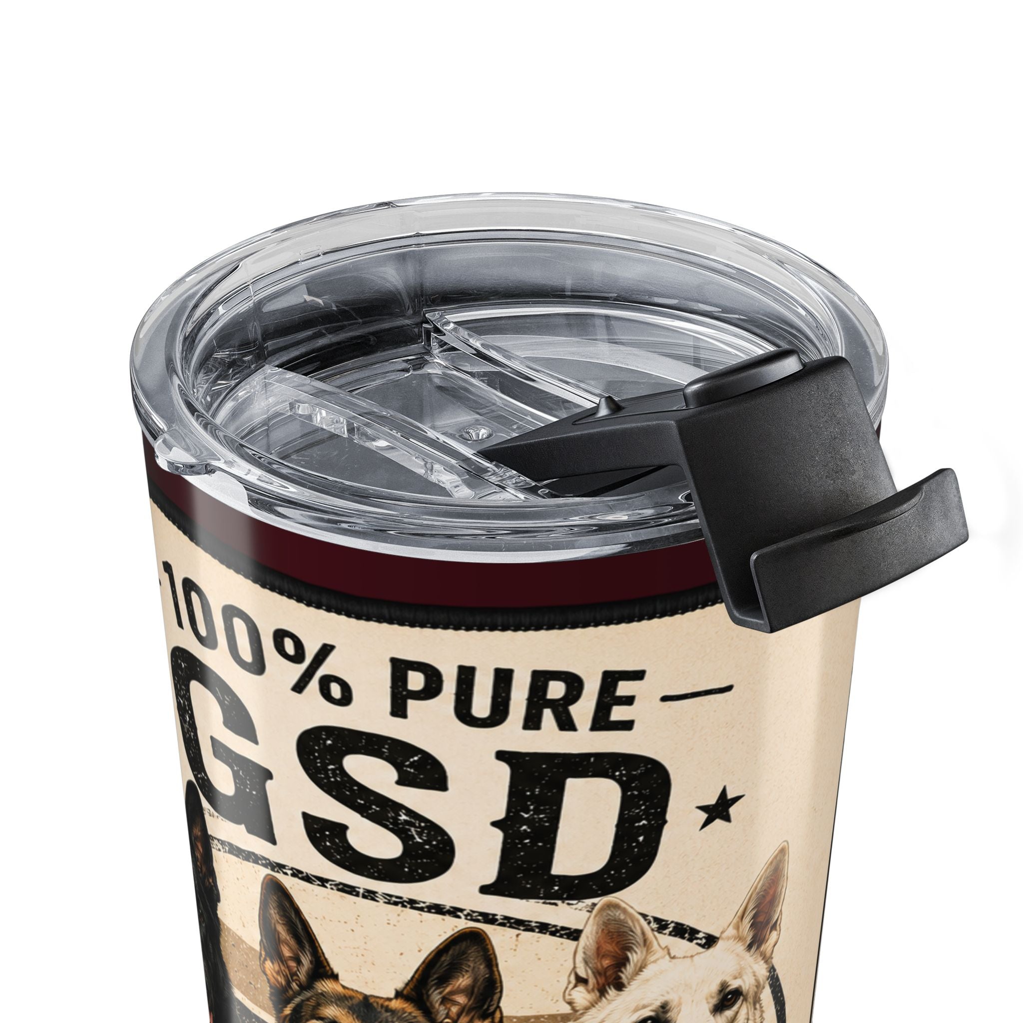 GSD — 'Pure Breed' Travel Coffee Cup 20oz