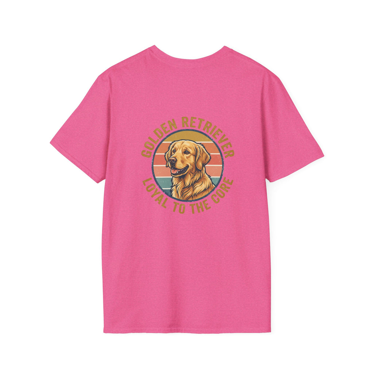 Golden Retriever Good Boy Club Print T-Shirt