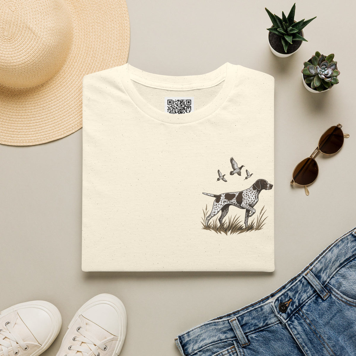 German Shorthaired Pointer — Vintage Hunting Bird Design