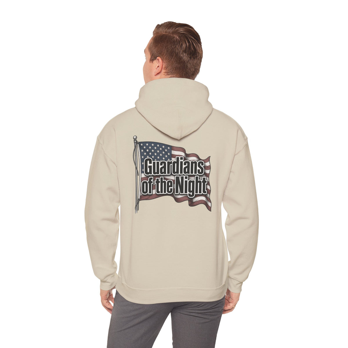 Guardians of the Night Hoodie – Patriotic American Flag Sweatshirt