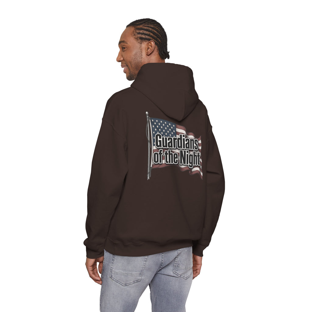 Guardians of the Night Hoodie – Patriotic American Flag Sweatshirt