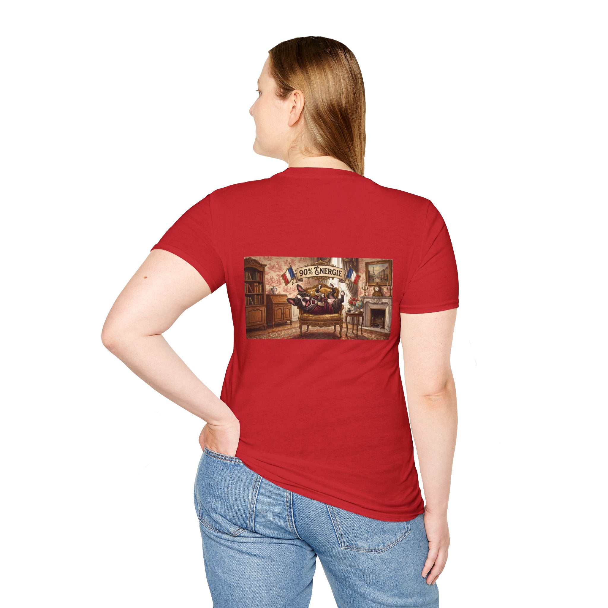 French Bulldog 90% Energy T-Shirt Graphic Tee