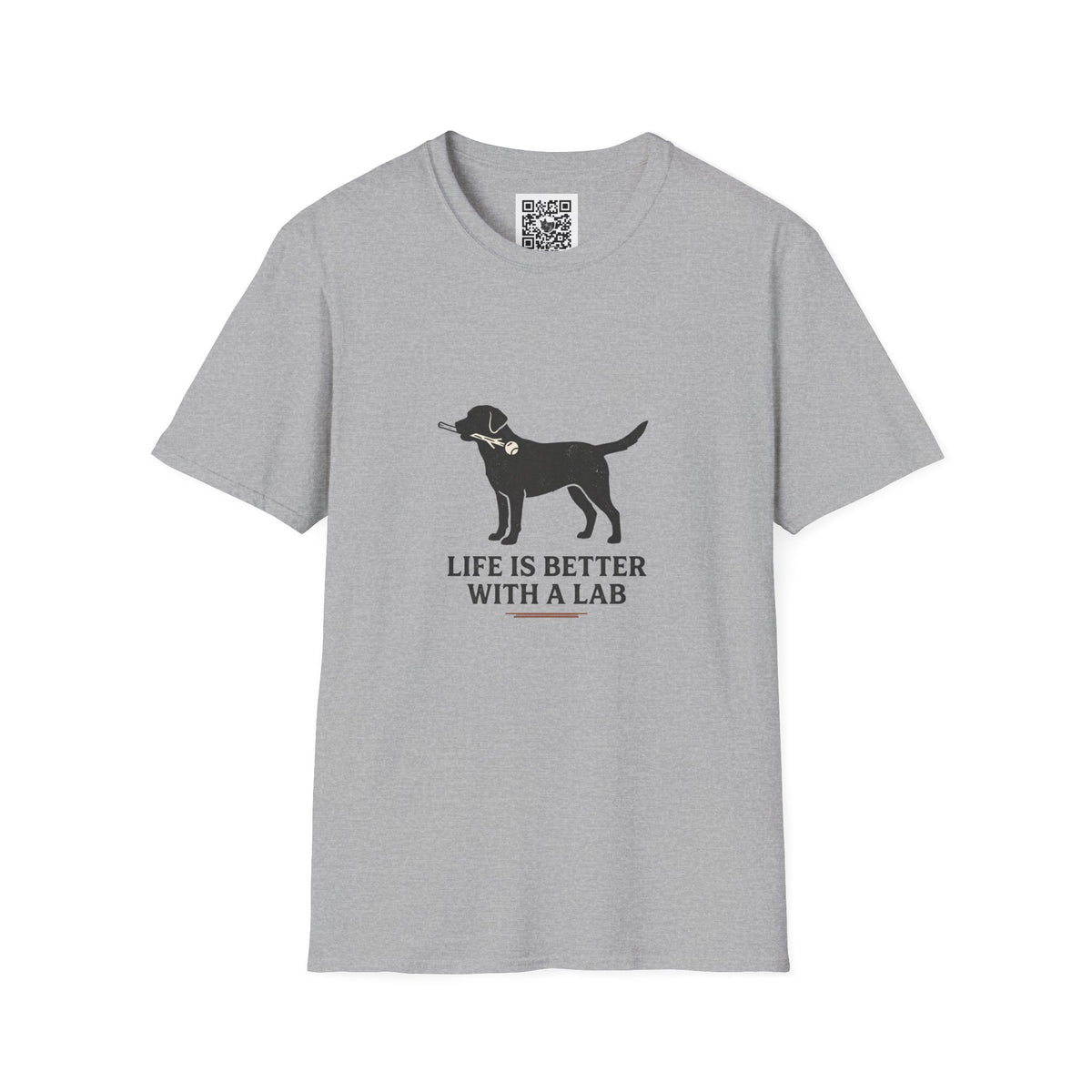 Lab Retriever T-Shirt — "Life Is Better With a Lab" Dog Lover Tee