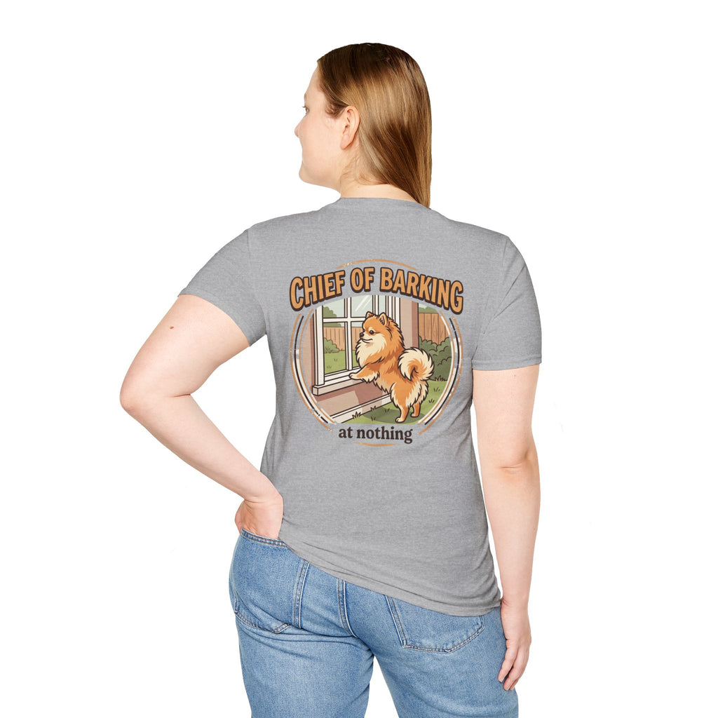 Pomeranian Chief of Barking T-Shirt