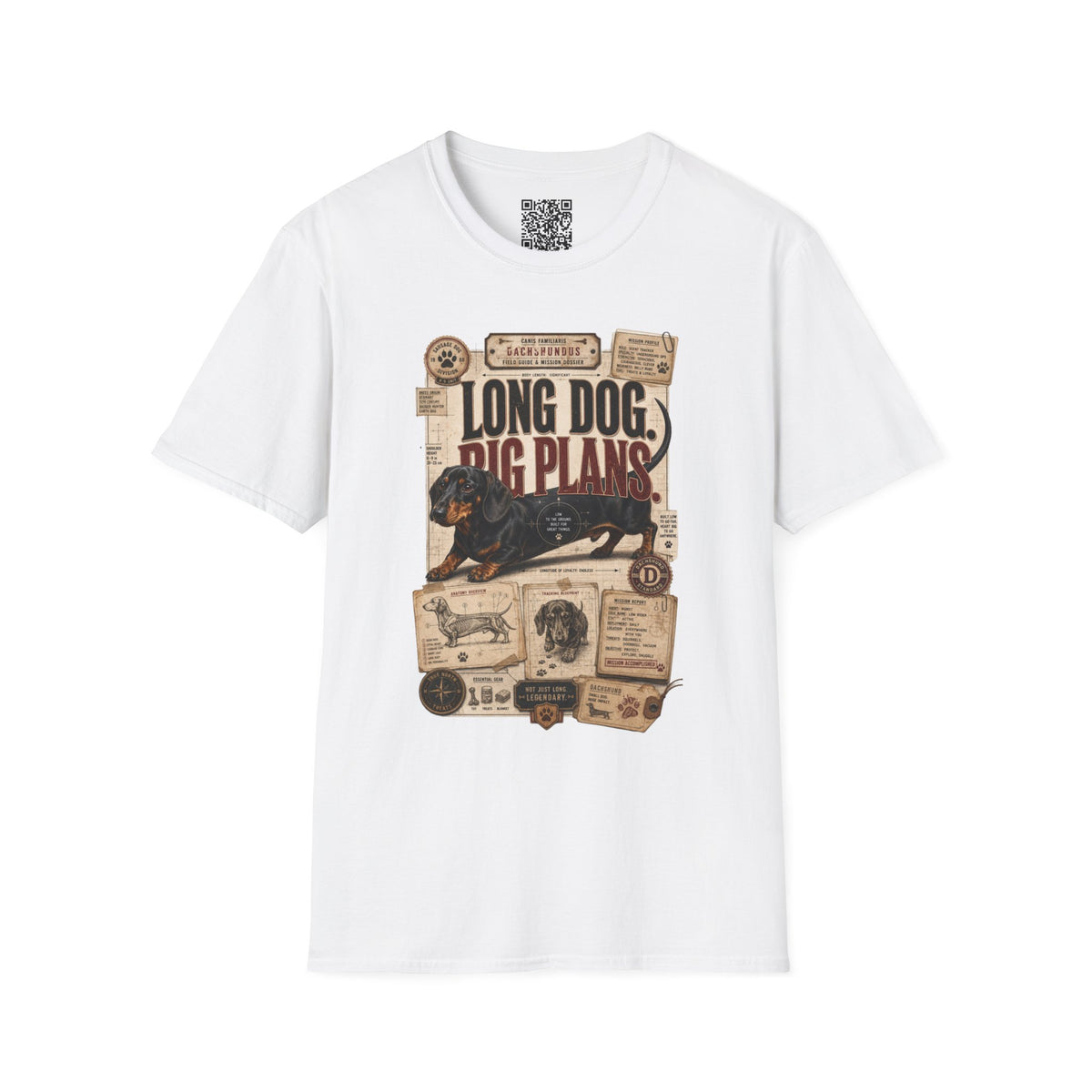 Long Dog, Big Plans Dachshund T-Shirt