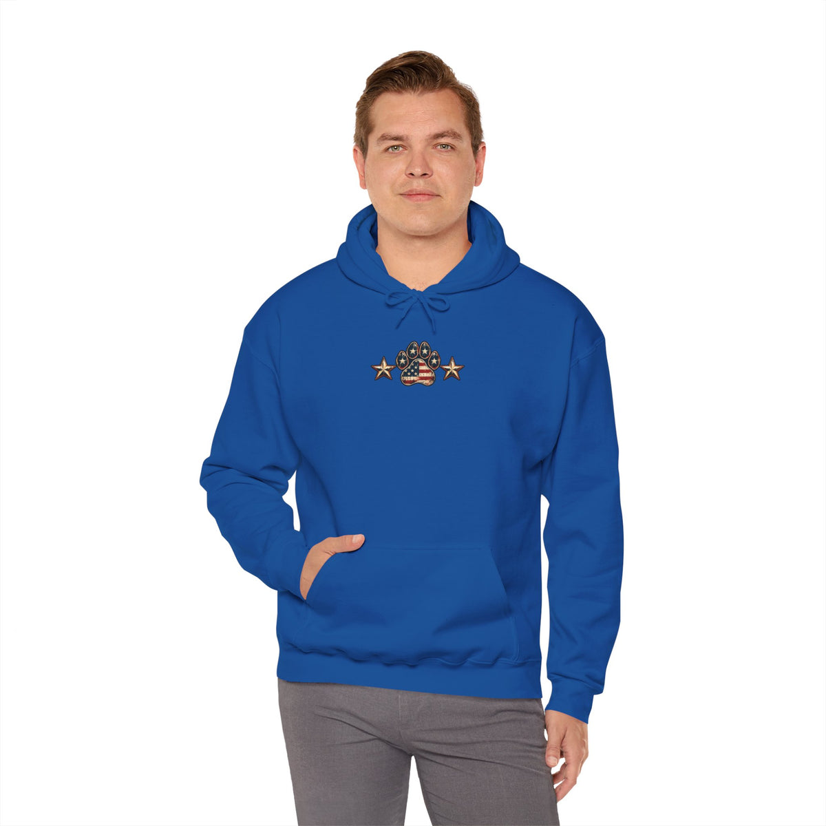Guardian Loyal & Free Hoodie - Patriotic American Flag Eagle Design