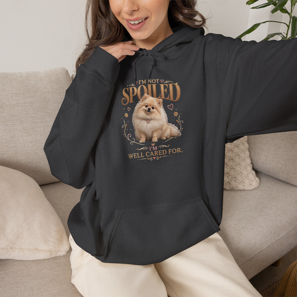 Pomeranian “Spoiled & Well Cared For” Hoodie
