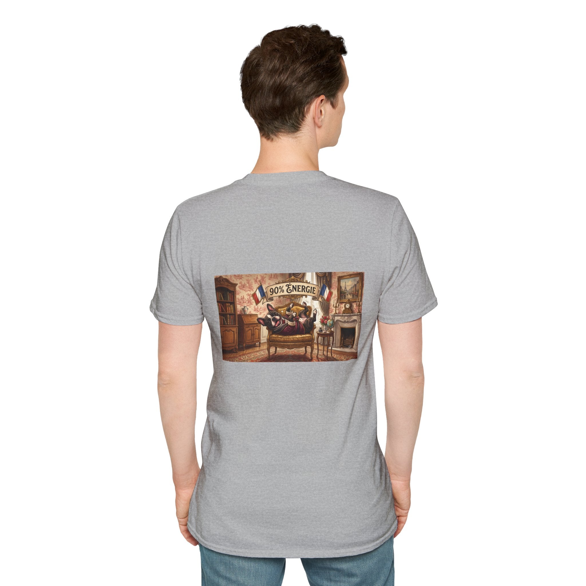 French Bulldog 90% Energy T-Shirt Graphic Tee