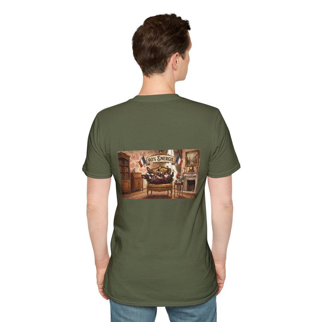 French Bulldog 90% Energy T-Shirt Graphic Tee