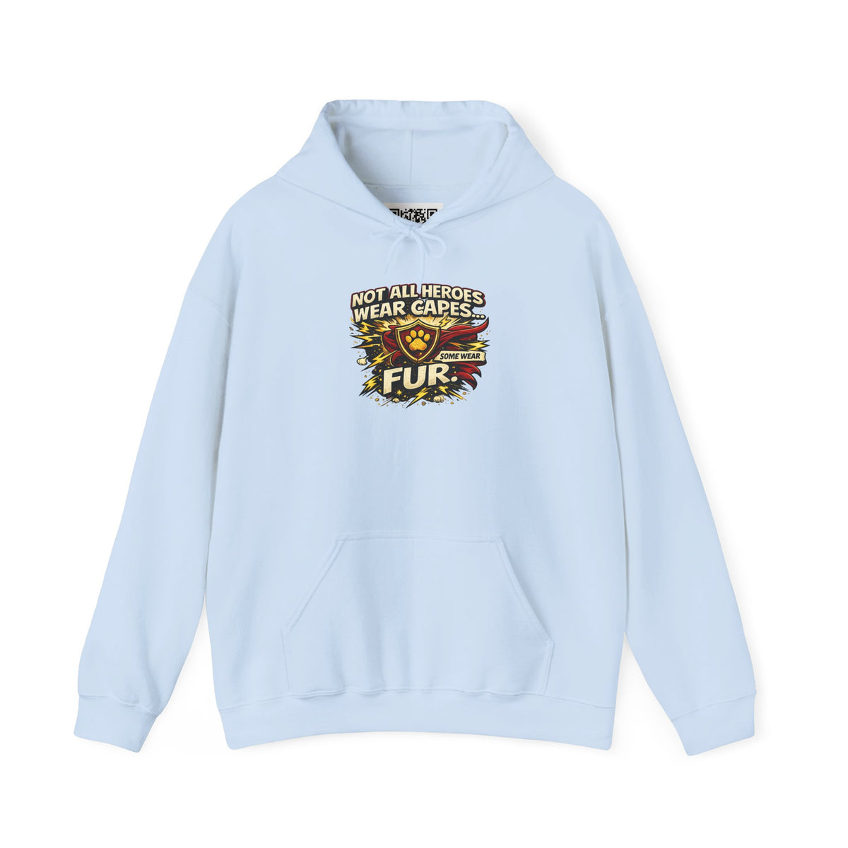 German Shepherd Protector Hoodie — "Not All Heroes Wear Capes" Dog Lover Pullover