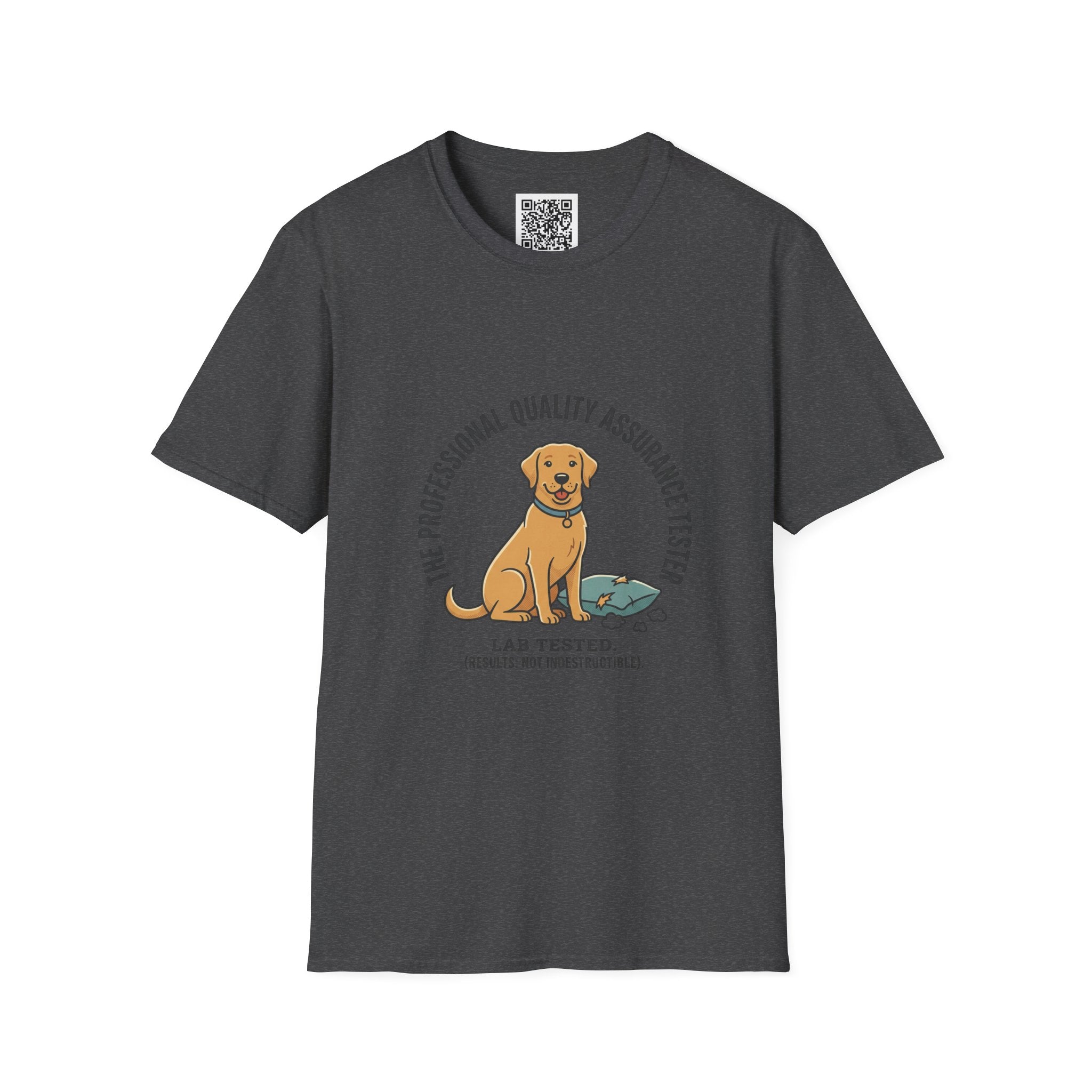 Lab Tested Quality Assurance Dog Graphic Tee