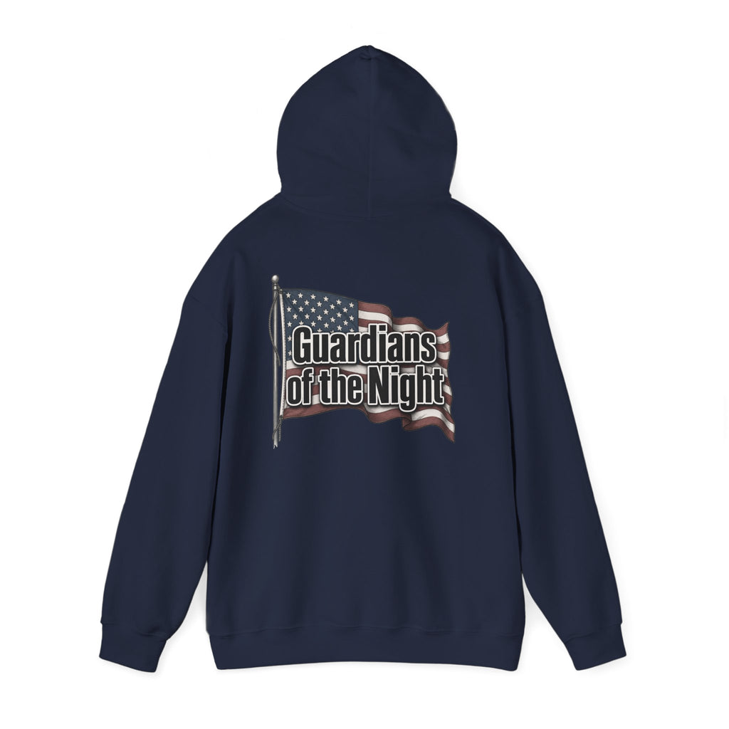 Guardians of the Night Hoodie – Patriotic American Flag Sweatshirt