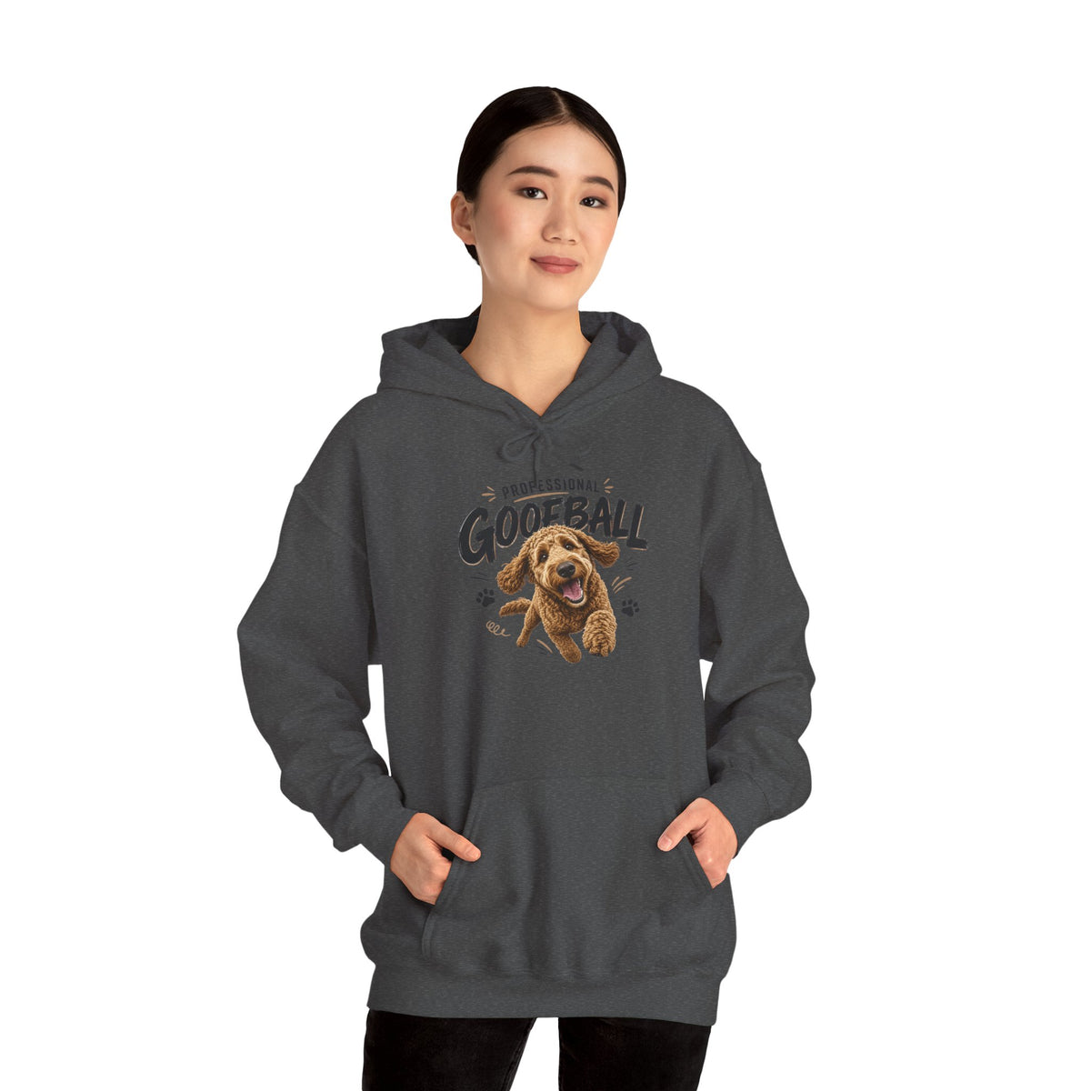 "Professional Goofball" Playful Dog Graphic Pullover
