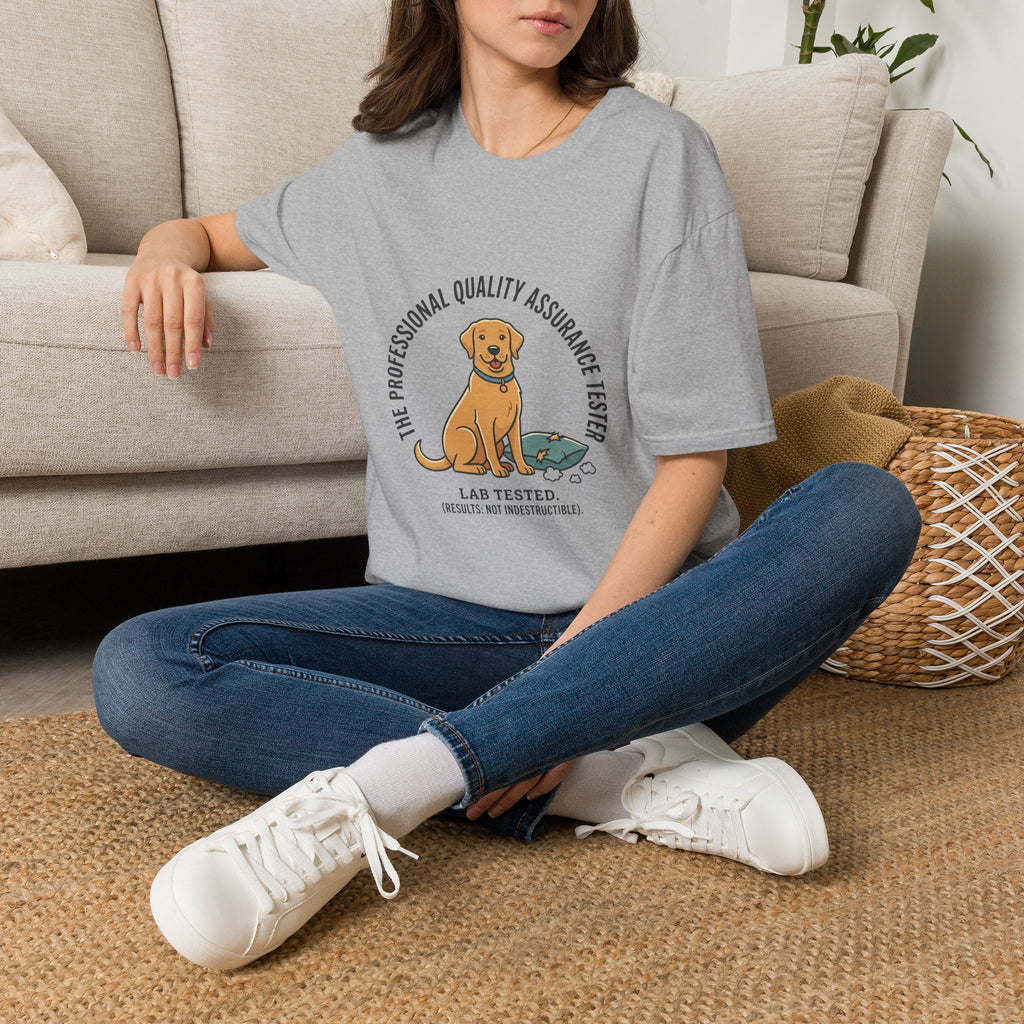 Lab Tested Quality Assurance Dog Graphic Tee