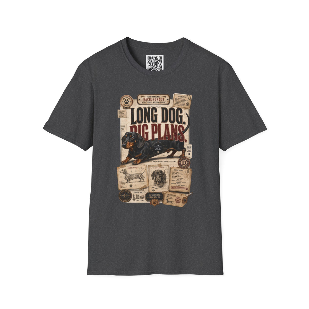 Long Dog, Big Plans Dachshund T-Shirt