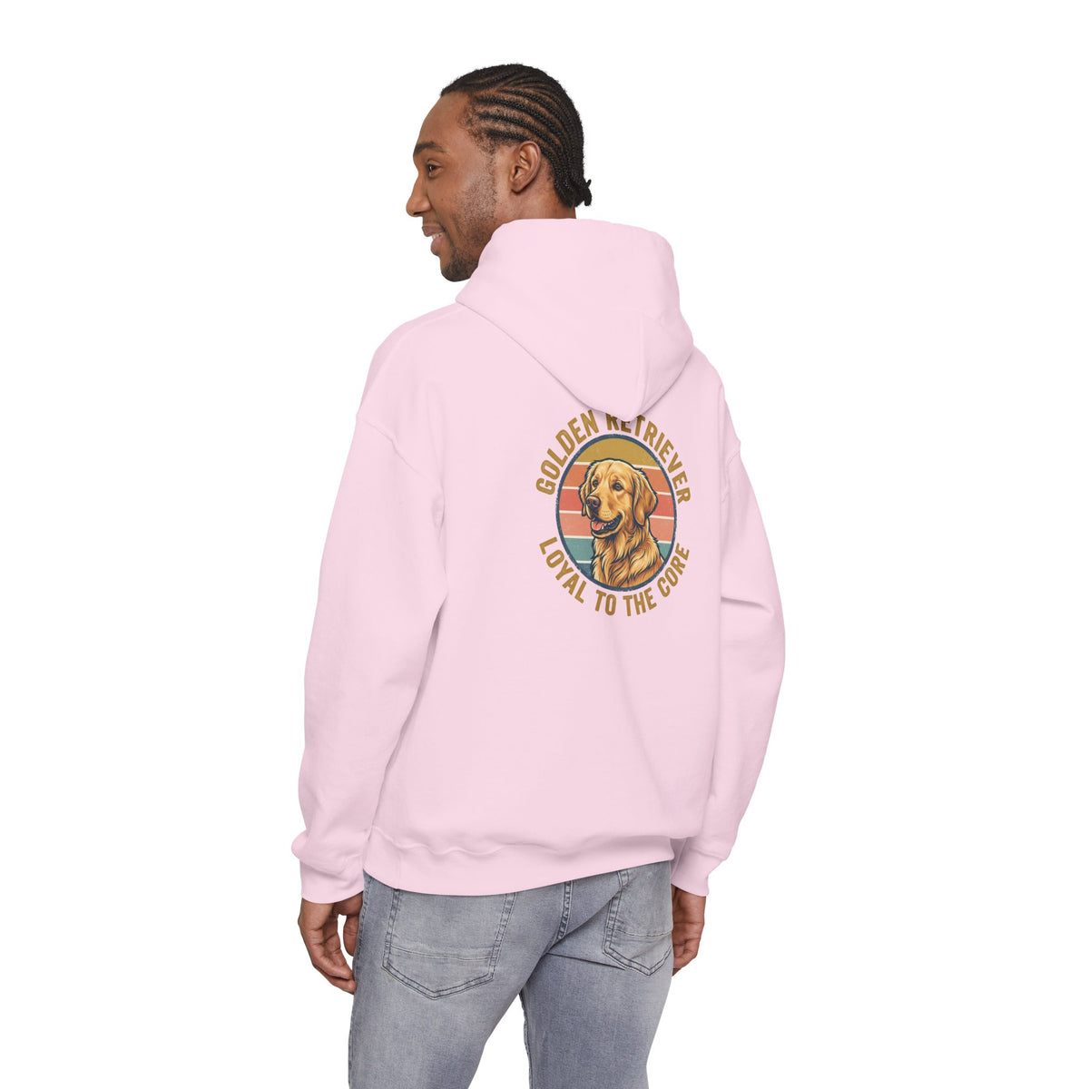 Golden Retriever Hoodie — "Loyal to the Core" Dog Lover Pullover