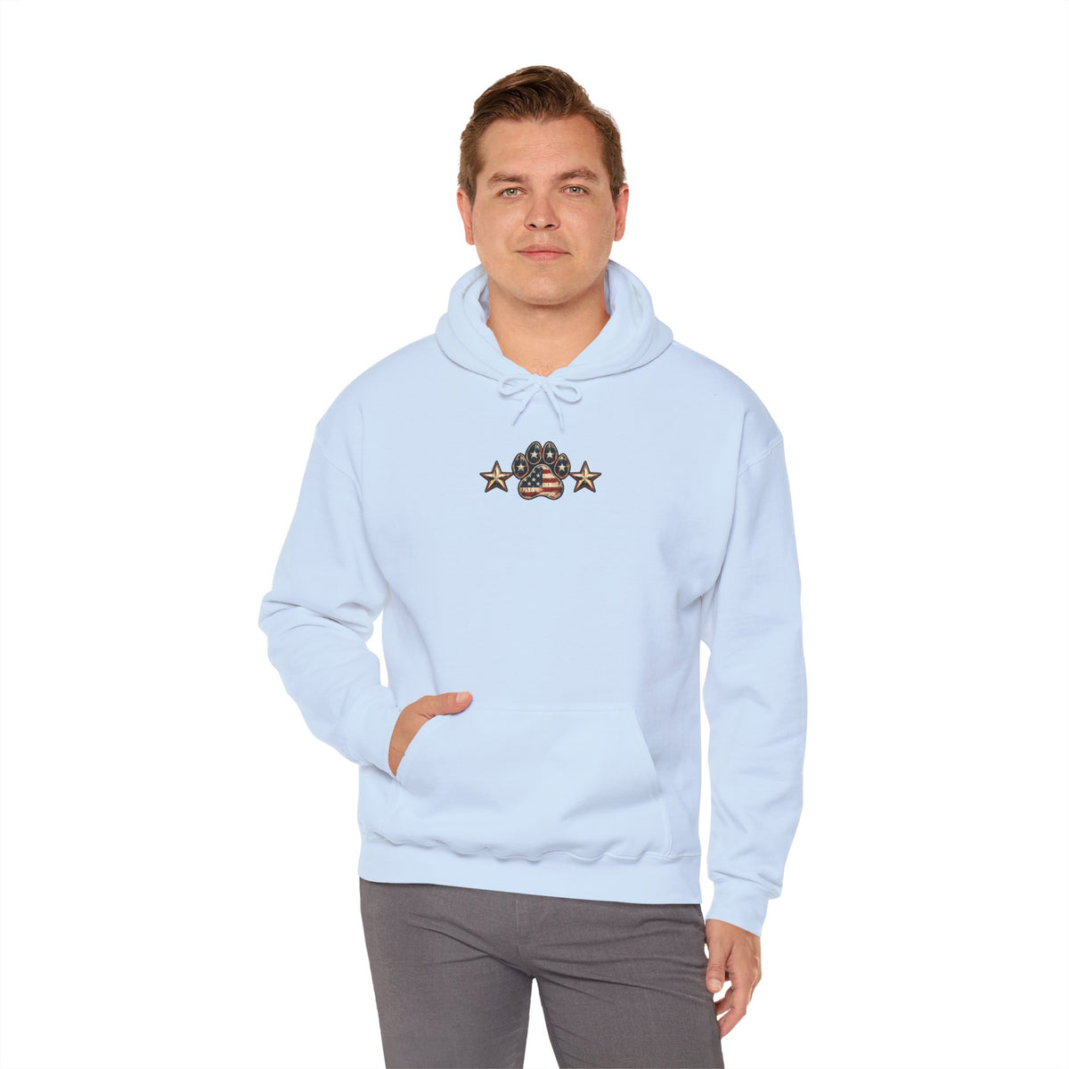 Guardian Loyal & Free Hoodie - Patriotic American Flag Eagle Design