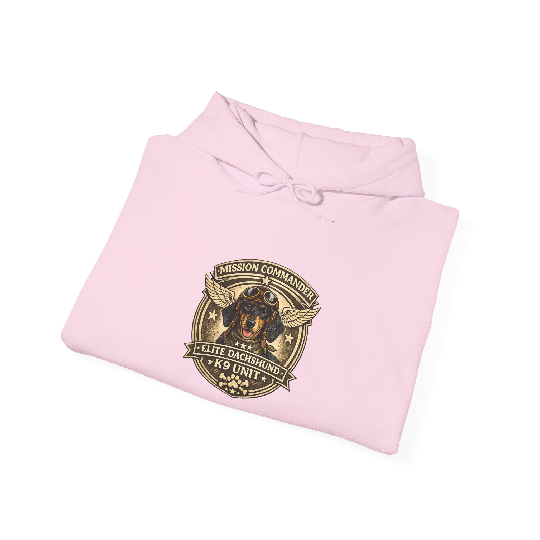 Dachshund — "Long Dog" Vintage Badge Graphic