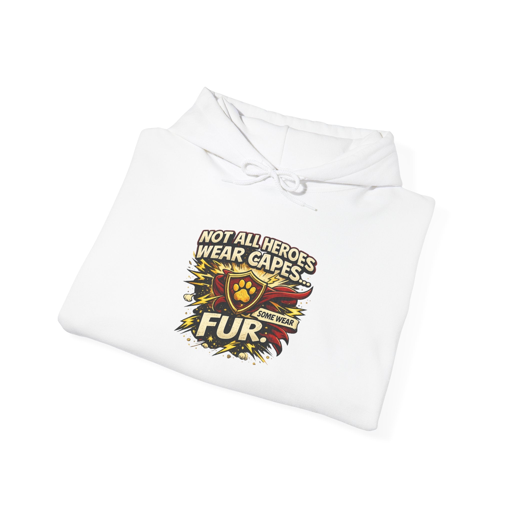 German Shepherd Protector Hoodie — "Not All Heroes Wear Capes" Dog Lover Pullover