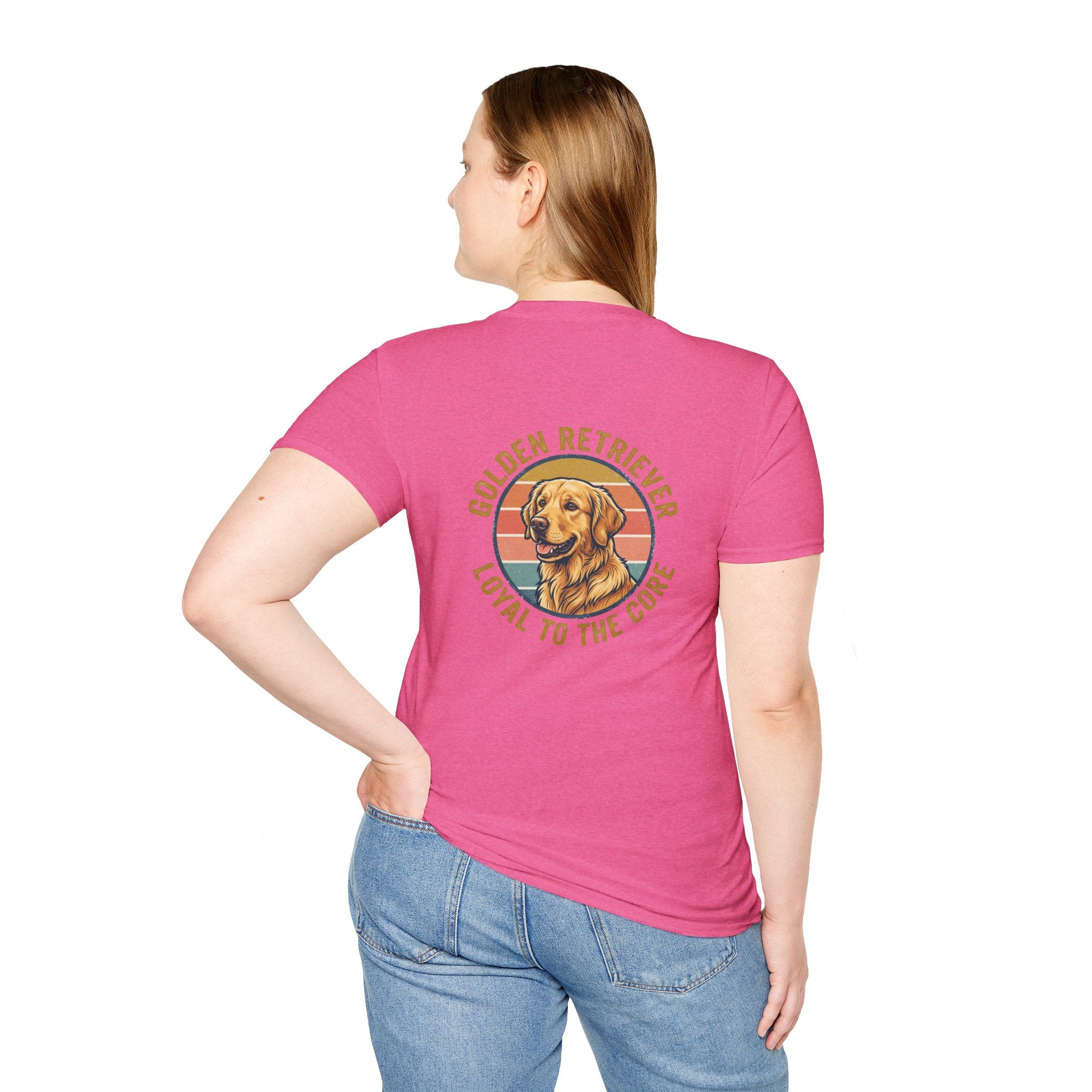 Golden Retriever Good Boy Club Print T-Shirt