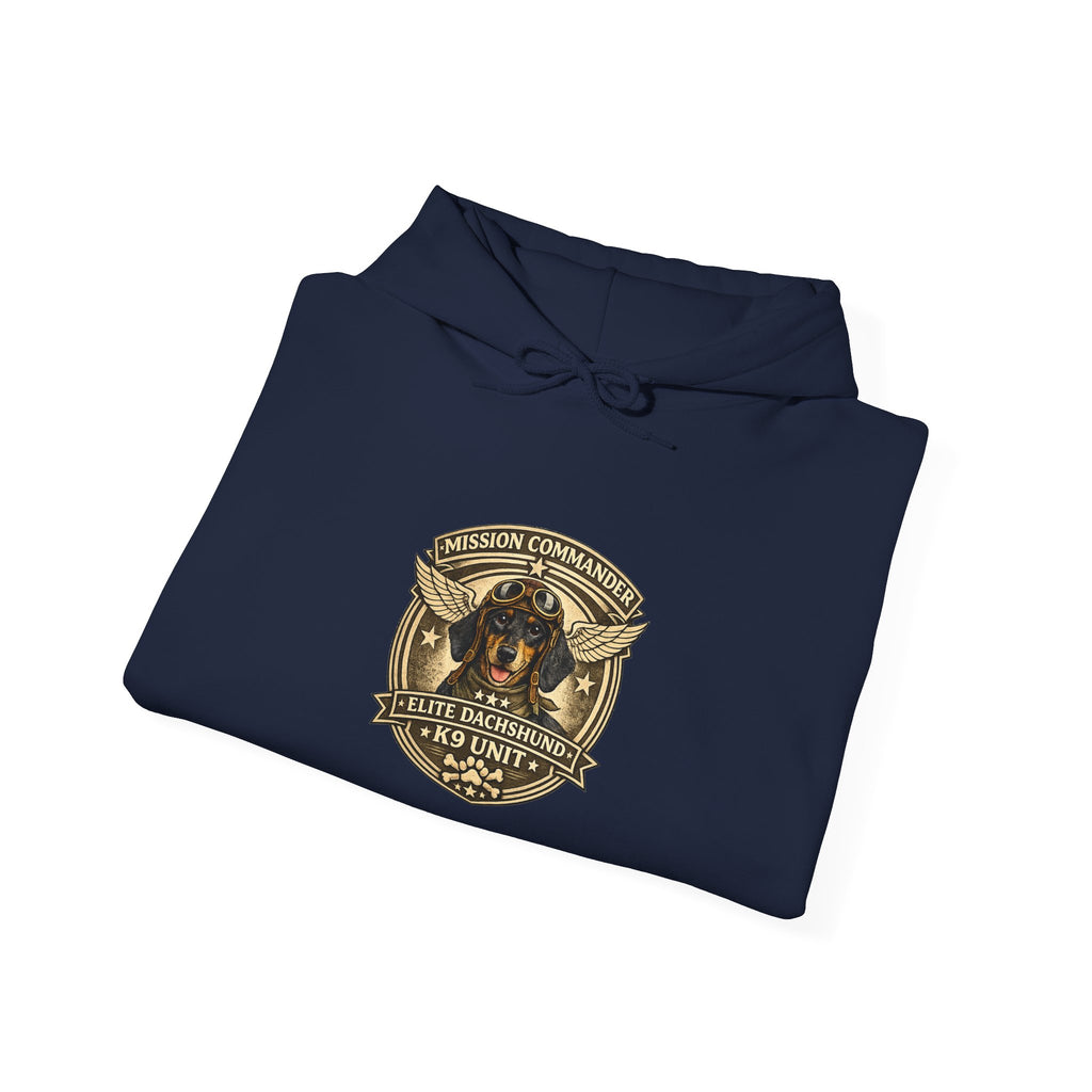 Dachshund — "Long Dog" Vintage Badge Graphic
