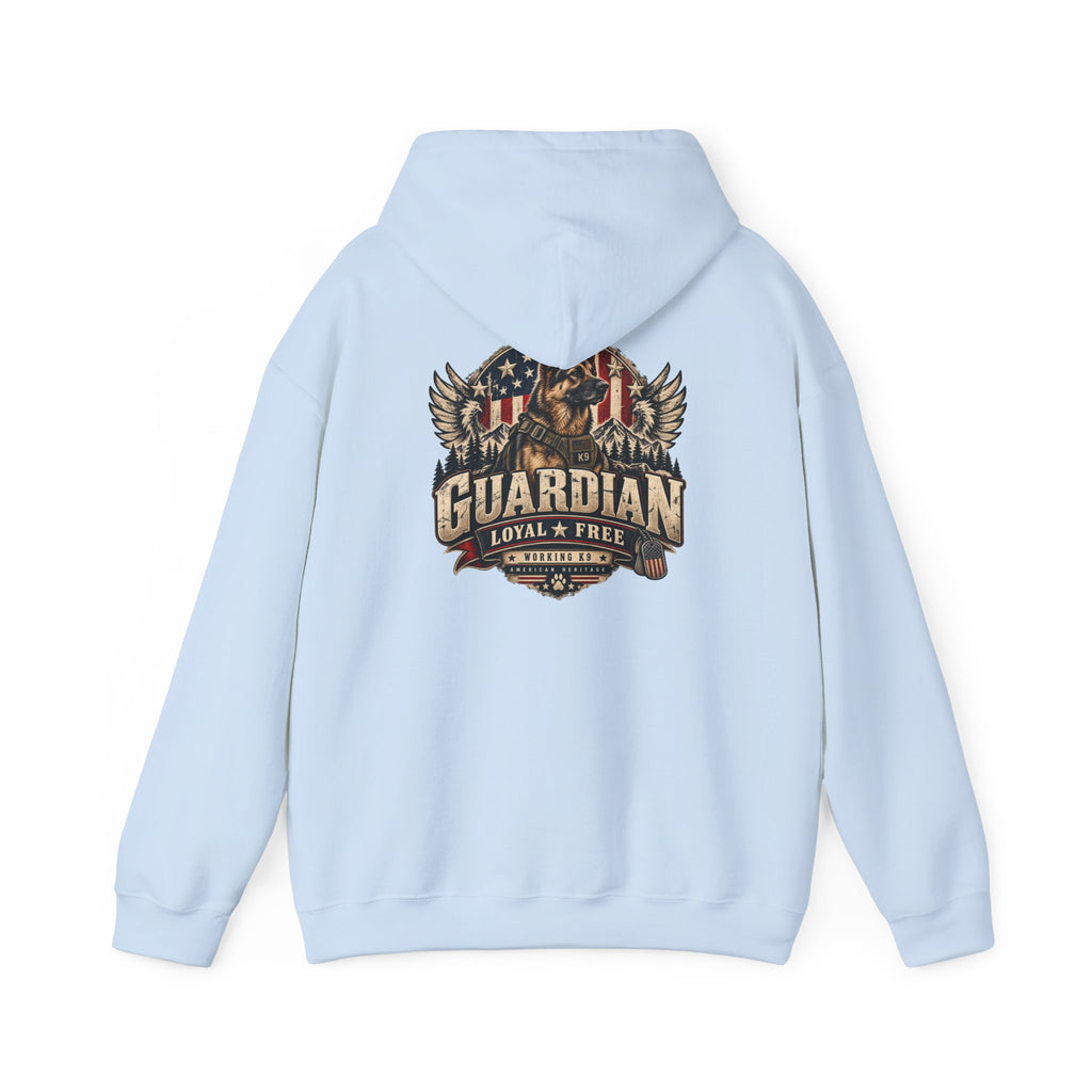 Guardian Loyal & Free Hoodie - Patriotic American Flag Eagle Design